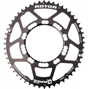 Rotor | Q Outer Chainring | Black | 52 Tooth | Aluminum