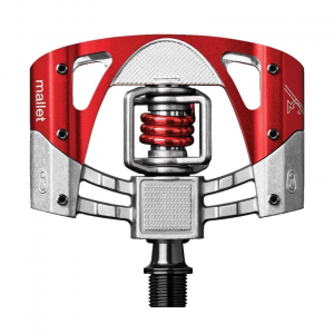 Crankbrothers | Mallet 3 Bike Pedals Raw/red | Aluminum