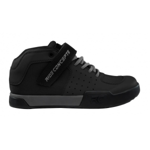 Ride Concepts | Youth Wildcat Shoes Men's | Size 5 In Black/charcoal | Rubber