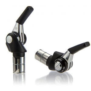 Shimano | Bs79 10-Speed Bar End Shifters | Silver | 10 Speed, Double Or Triple