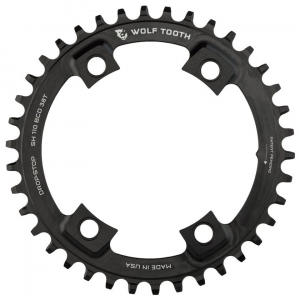Wolf Tooth Components | 110 Bcd Asymmetric 4-Bolt For Shimano Cranks 38T Shimano Asymmetric 4X110Bcd