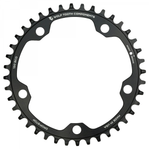Wolf Tooth Components | 130 Bcd Chainrings | Black | 44T | Aluminum