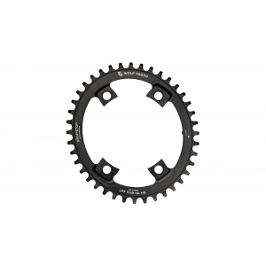 Wolf Tooth Components | Oval 110 Bcd Asymmetric 4-Bolt For Shimano Cranks 40T Asymetric For Shimano 4X110Bcd Cranks | Aluminum