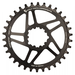 Wolf Tooth Components | Direct Mount Chainrings For Sram Cranks 38T 6Mm Offset Sram Gxp | Aluminum