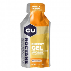 Gu Sports | Roctane Ultra Endurance Gel - 24 Pack Vanilla | Orange | 24 Ct. Box