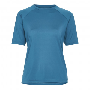 Poc | Essential Mtb W's Tech Jersey Women's | Size Large In Antimony Blue | Polyester