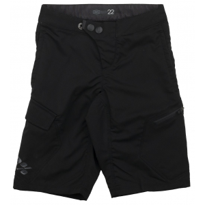 100% | Ridecamp Youth Shorts Men's | Size 22 In Black | Polyester