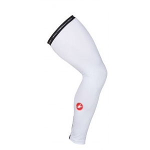 Castelli | Upf 50+ Light Cycling Leg Skins Men's | Size Small In White | Polyester