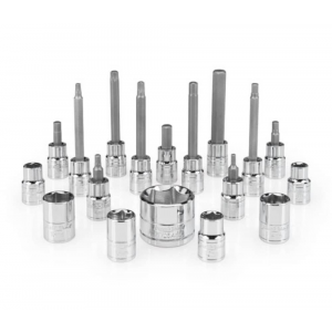 Park Tool | Sbs-1.2 Socket & Bit Set Silver/black, 3/8", Socket, Hex & To