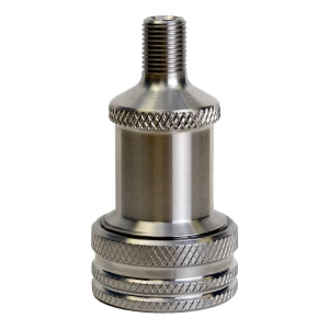 Silca | Presta Chuck Presta Valve, Aluminum | Rubber