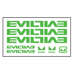 Evil | Frame Decal Kit Green