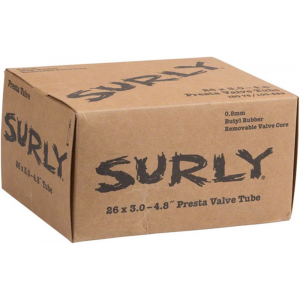 Surly | Plus Fat Bike Tube - 26"+ 26 X 3.0-4.8", Presta Valve | Rubber