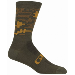 Giro | Merino Wool Socks Men's | Size Large In Trail Green Camo | Nylon
