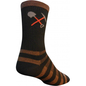 Sock Guy | Trail Work Wool 6" Crew Socks Men's | Size Large/extra Large In Brown