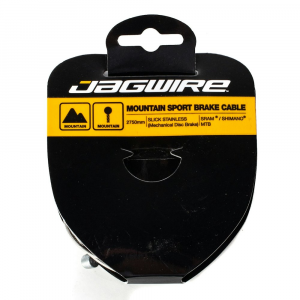 Jagwire | Sport Brake Cable Slick | Stainless | Slick | Stainless | 1.5X2750Mm, Mtn End
