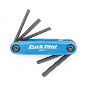 Park Tool | Aws-9.2 Fold-Up Hex Wrench Set W/ Screwdriver, T25 Torx, 4Mm, 5Mm, 6Mm