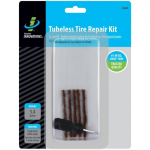 Genuine Innovations | Tubeless Repair Kit 5 Sides Of Bacon Plugs & Plug Tool | Rubber