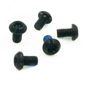 Wolf Tooth Components | Camo Chainring Bolts | Black | 5 Pack, Ed Coated Steel