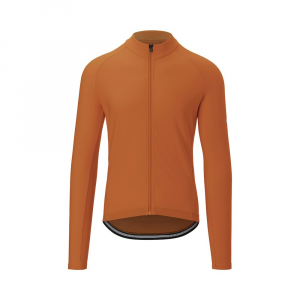 Giro | Men's Chrono Ls Thermal Jersey | Size Extra Large In Vermillion