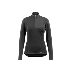 Sugoi | Women's Midzero Zip Jersey | Size Medium In Black | Spandex/polyester