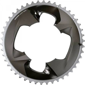 Sram | Force Axs 2X12 107Bcd Chainring | Blast Black | 33T, 12 Spd, 107Bcd, Use With 46T | Aluminum