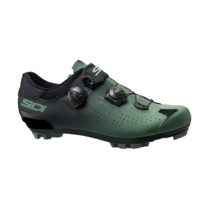 Sidi | Eagle 10 Mtb Shoes Men's | Size 44.5 In Green/black | Nylon