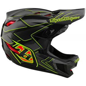 Troy Lee Designs | D4 Composite Helmet Men's | Size Medium In Ghostwing Gray