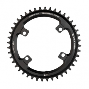 Wolf Tooth Components | Chainring For Shimano Grx Cranks | Black | 40T, Drop-Stop B | Aluminum