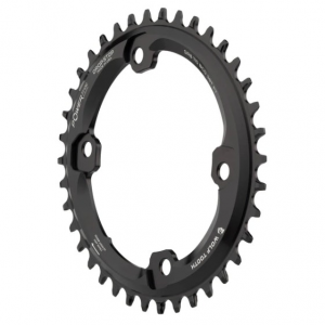 Wolf Tooth Components | Elliptical Chainring For Shimano Grx Cranks | Black | 42T | Aluminum