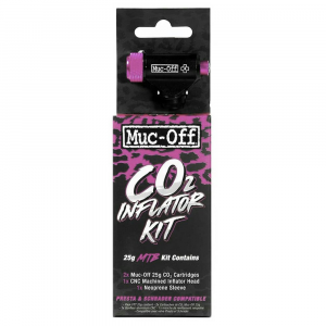 Muc-Off | Mtb Inflator Kit Dual Co2 Head, 2X 25G Cartridges, Sleeve