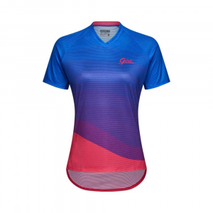 Giro | Women's Roust Jersey | Size Large In Lapis | 100% Polyester