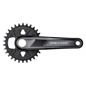 Shimano | Deore Fc-M6120-1 12 Speed Crankset 170Mm, 30 Tooth, 55Mm Chainline, Boost | Aluminum