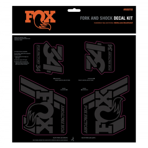 Fox Racing Shox | Heritage Fork And Shock Decal Kit Stealth
