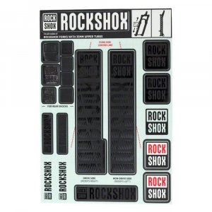 Rockshox | 35Mm Decal Kit Red