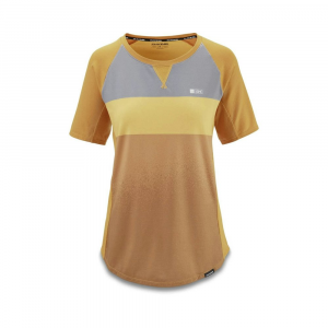 Dakine | Women's Xena S/s Jersey | Size Extra Small In Desert Blocks | Spandex/polyester