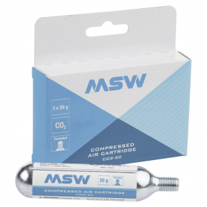 Msw | Co2-20 Co2 Cartridge: 20G, 3 Pack 20G, 3 Pack