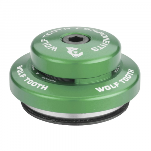 Wolf Tooth Components | Upper Headset Trek Knock Block | Green | Is41/28.6, 8Mm Stack