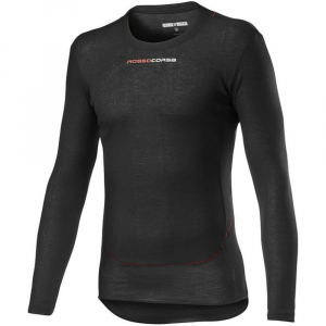 Castelli | Prosecco Tech Long Sleeve Men's | Size Small In Black | 100% Polyester