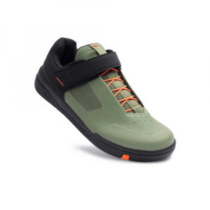 Crankbrothers | Stamp Speedlace Flat Shoe Men's | Size 7.5 In Green/orange | Rubber