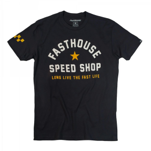 Fasthouse | Fast Life T-Shirt Men's | Size Medium In Black | 100% Cotton