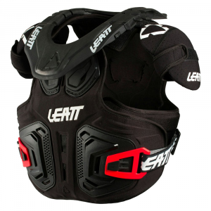 Leatt | Fusion 2.0 Jr Neck Vest | Size Large/extra Large In Black