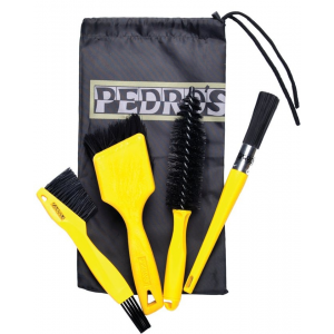 Pedro's | Pro Brush Kit | Yellow | Brush Kit Set Of 5