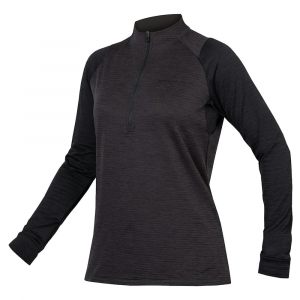 Endura | Women Singletrack Fleece Women's | Size Extra Small In Black | Polyester/elastane