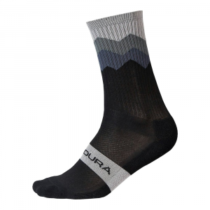 Endura | Jagged Sock Men's | Size Large/extra Large In Black | Elastane/nylon/polyester