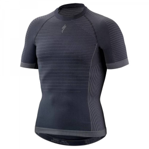 Specialized | Seamless Baselayer Ss Men's | Size Large/extra Large In Grey | Polyamide/elastane