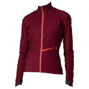 Castelli | Go Women's Jacket | Size Extra Small In Bordeaux/brilliant Pink