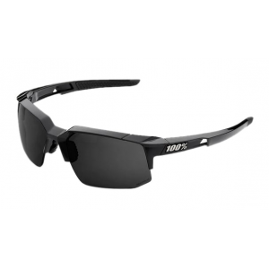 100% | Speedcoupe Sunglasses Men's In Soft Tact Black/smoke Lens | Rubber