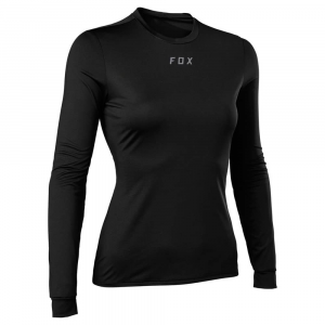 Fox Apparel | W Tecbase Ls Shirt Women's | Size Extra Large In Black