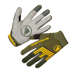 Endura | Singletrack Glove Men's | Size Xx Large In Olive Green | Elastane/nylon/polyester
