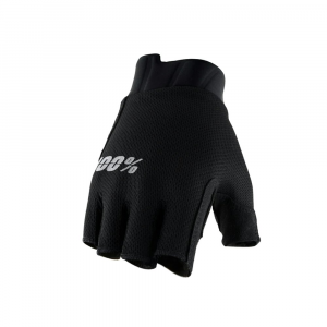 100% | Exceeda Women's Gel Short Finger Gloves | Size Medium In Black